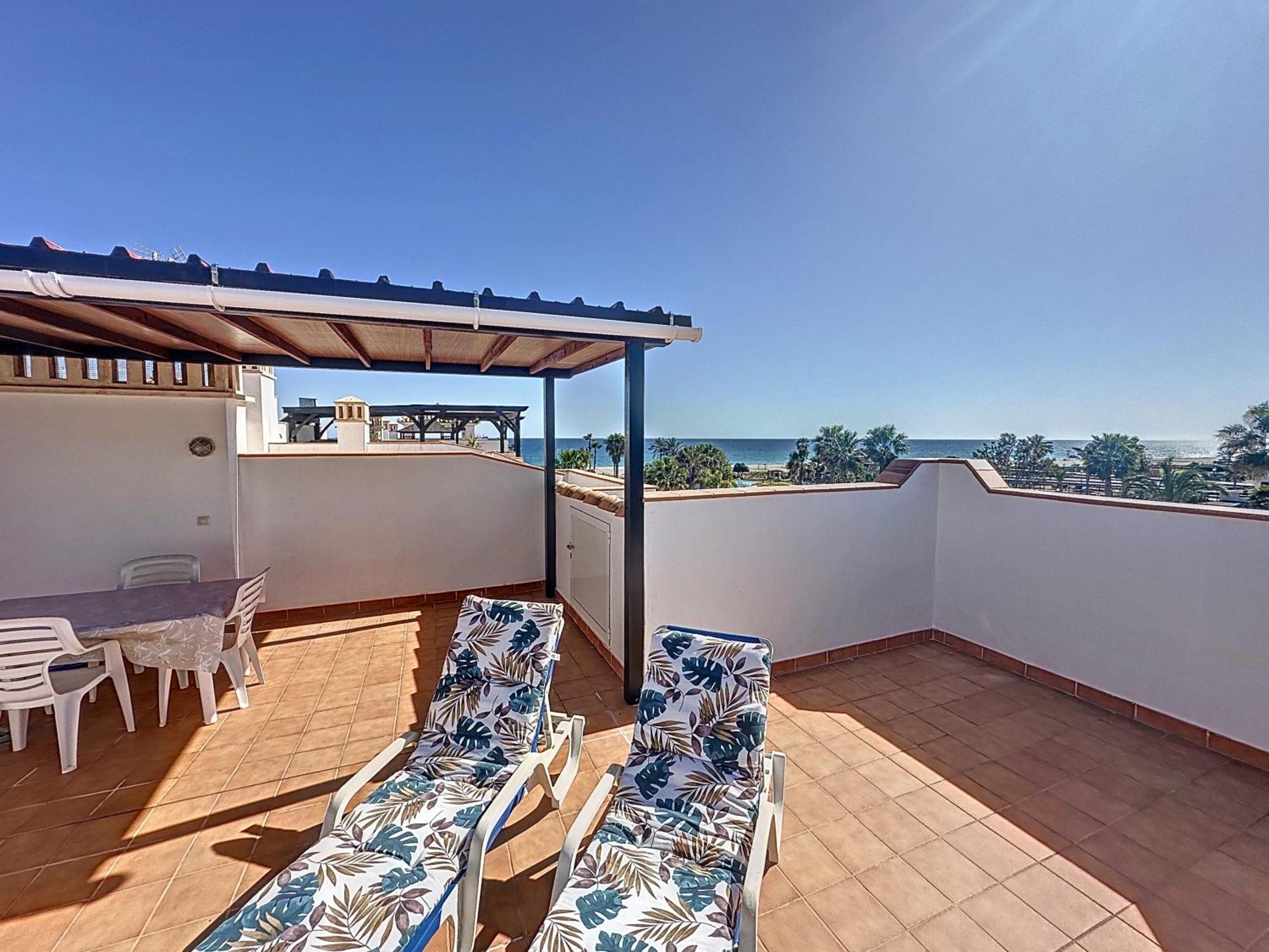 Appartamento Ático en 1º línea con impresionantes vistas al mar Vera Esterno foto
