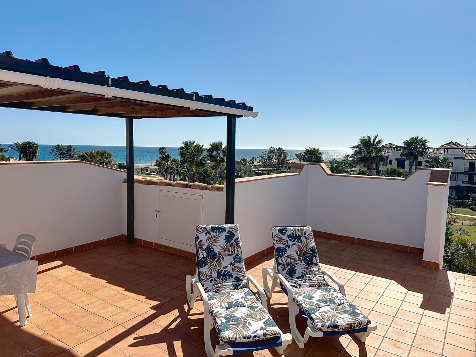 Appartamento Ático en 1º línea con impresionantes vistas al mar Vera Esterno foto